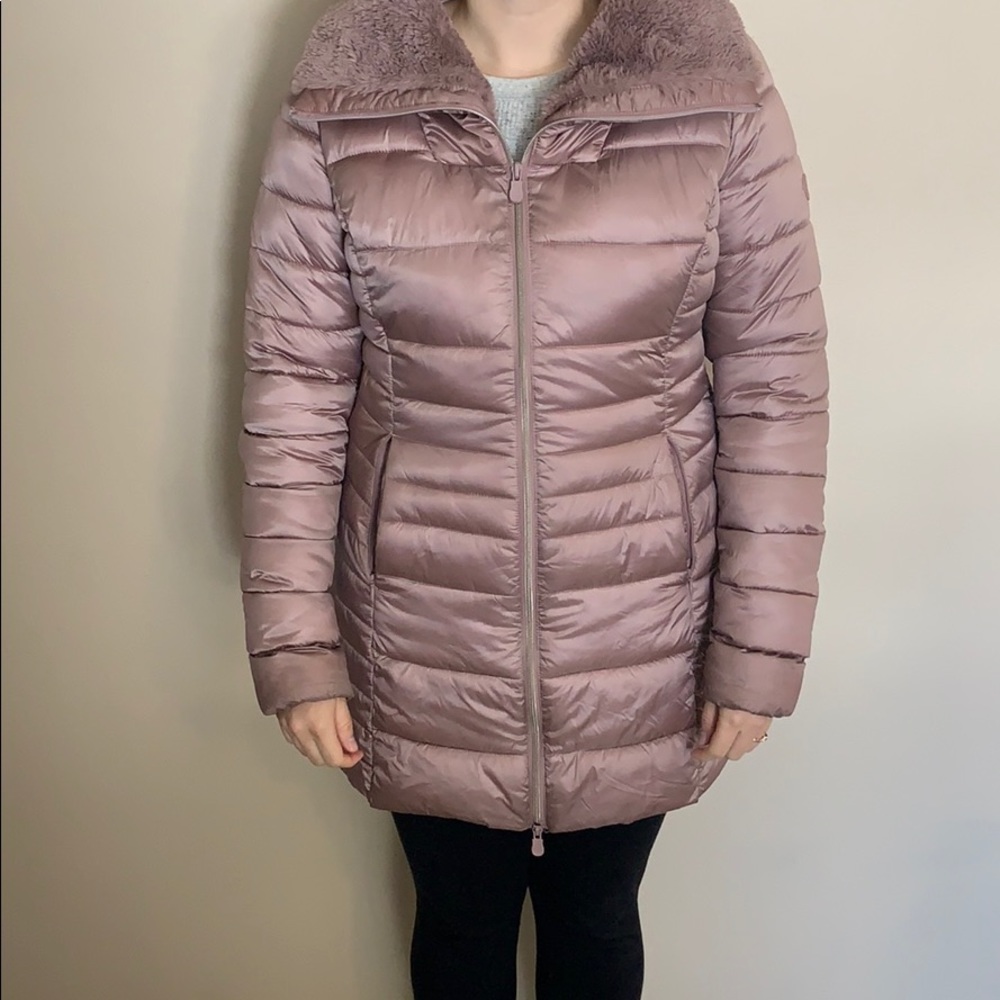 New condition! Mauve Save the Duck winter jacket.